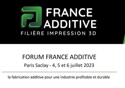Participation au Forum France ADDITIVE